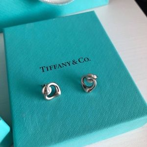 Elsa Peretti Open Heart Stud Earrings